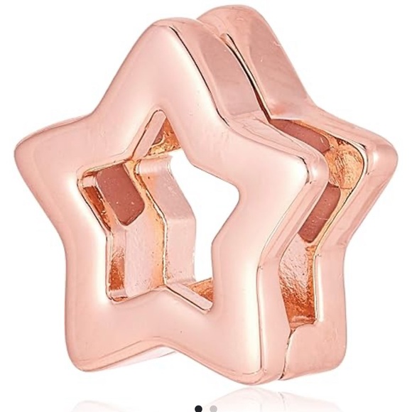 <<RETIRED>>Pandora Rose Reflexions Star Clip Charm - Picture 3 of 4